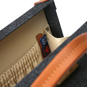 豊岡鞄　漁網デニム　カブセトランクS　KT05GMD　キャメル