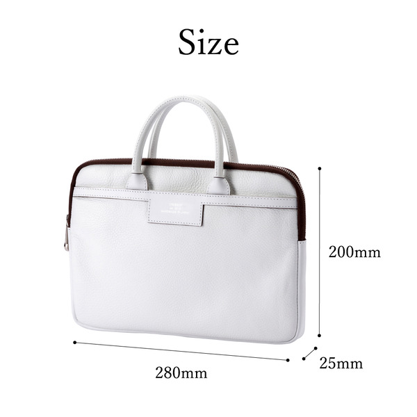 豊岡鞄 JETTER ミニブリーフケース CJTE-023 ホワイト