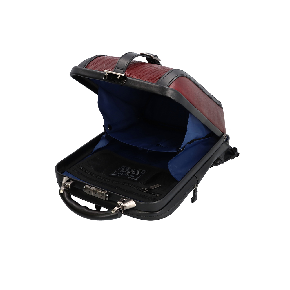 豊岡鞄 ARTPHERE アートフィアー ニューダレス F6レザー DS6-LA ワイン / ビジネスバッグ ダレスリュック バッグ ダレスバッグ メンズ レディース リュック バックパック 鞄 バッグ 16インチノートPC収納 2層構造