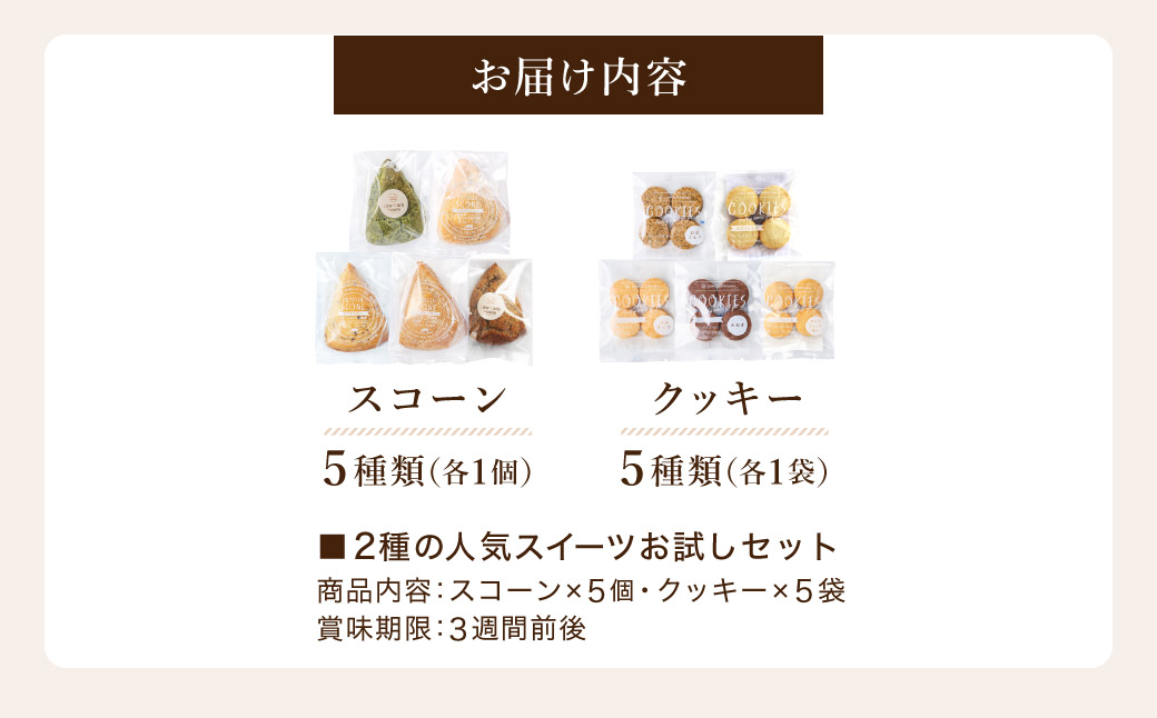 グルテンフリー 低糖質スイーツ お試しセット クッキー5種 スコーン5種 / スイーツ マフィン 焼き菓子 詰め合わせ 朝食 お菓子 焼菓子 糖質オフ ダイエット 個包装 ギフト（小麦粉・砂糖・トランス脂肪酸・人工甘味料・不使用）【LowCarbHouse 】