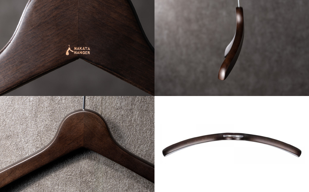 【ナカタハンガー】メンズシャツハンガー 10本 SET-02