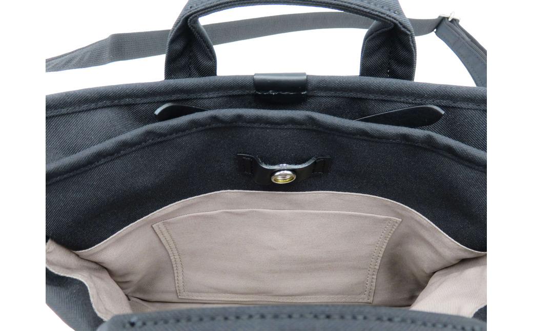 エコステップ手付きショルダーバッグ(No.4008-01) ブラック / 2way ショルダーバッグ トートバッグ 肩掛け 手持ち 軽量 撥水 メンズ レディース バッグ かばん カバン 鞄 日本製 木和田