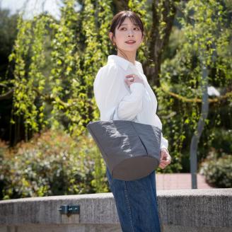 トート 豊岡鞄 TUTUMU　Marche mini（グレー）