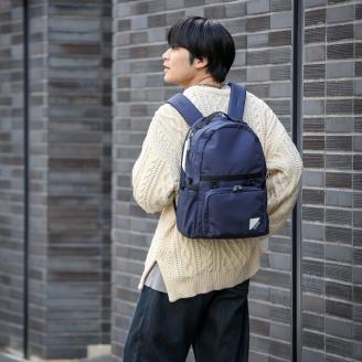 豊岡鞄 CIE WEATHER DAYPACK（071953）ネイビー / 木和田正昭商店 撥水 ビジネス ストリート A4ファイル対応 ノートPC収納 通勤 メンズ レディース リュック バックパック リュックサック