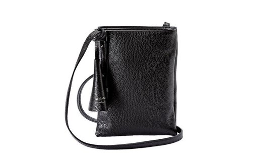 豊岡鞄 Shokolatt ショルダーポーチ 2層式 大 ブラック