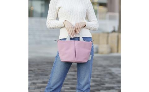 豊岡鞄　TUTUMU スエード Marche petit（S3601）オールドローズ