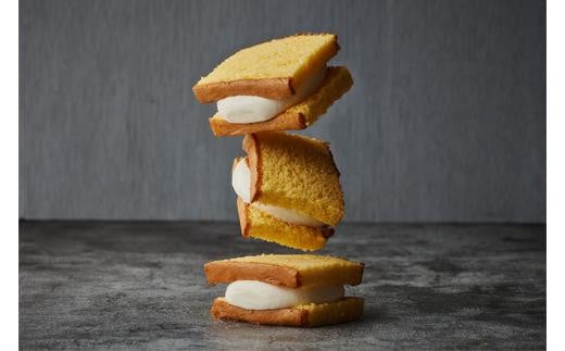 メシテラアイスサンド 6個入り / 米粉 カステラ グルテンフリー ブランド米 米粉100％ ミルクアイスクリーム サンド ふわふわ食感 スイーツ 洋菓子 ミルクサンド コウノトリ育むお米でつくるニッポンのカステラ メシテラ 冷凍