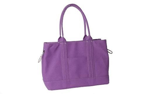 ＣＲＯＳＳＲＯＡＤ　帆布トートバッグL　501091　パープル パープル サイズ：W41×H28×D13 cm