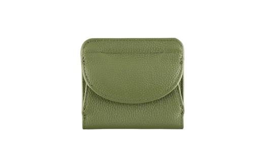 豊岡工房　牛革コンパクト財布（3903）オリーブ