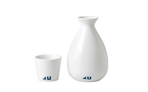 4U　徳利＋お猪口　とっくり おちょこ 出石焼 セット 陶石