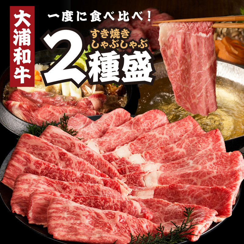 大浦和牛すきやき・しゃぶセット（1kg）【2405A00207】