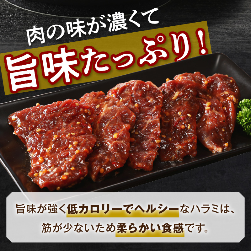 播州で愛される秘伝の焼肉タレ漬け牛肉 播州ハラミ肉 1kg《肉 食品 焼肉 送料無料 やわらか ハラミ 焼肉セット バーベキュー 肉 バーベキューセット BBQセット》【2401A00412】