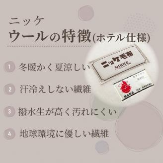 ホテル仕様ウール毛布【2408N05102】