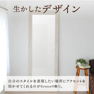 【SENNOKI】Kronosクロノス 幅64.5cm×高さ175cm×奥行2.2cm木枠全身インテリアミラー(3色)【2411M05066】