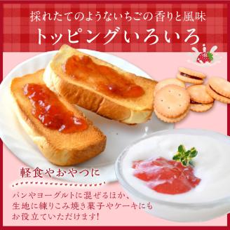 いちご果肉がたっぷりの苺ジャム3本セット《 いちご ジャム 果肉 新鮮 いちごジャム 保存料不使用 》【2401K09703】