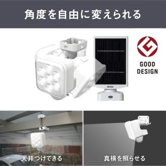 RITEX S-110L 5W×1灯 フリーアーム式LEDソーラーセンサーライト【2401O10806】