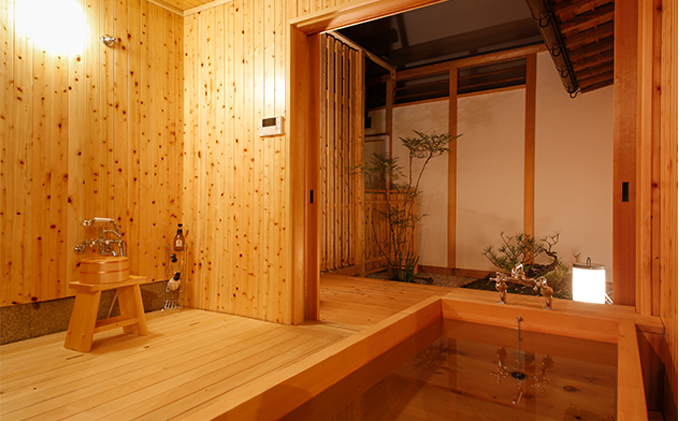 古民家旅館『Kariya Ryokan Q』1泊2食付き【離れ「躑躅」】ペア宿泊券