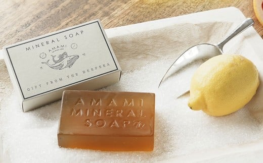 石鹸 ミネラル ソープ AMAMI 2個 セット