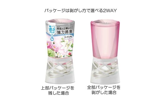 スッキーリ！ トイレ用 可憐なホワイトフローラル 16個