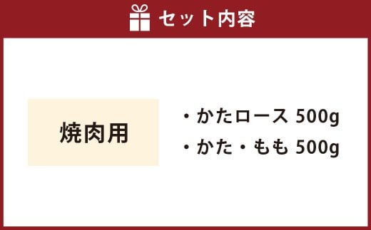 神戸牛 焼肉用セット 計約1kg AKYS5