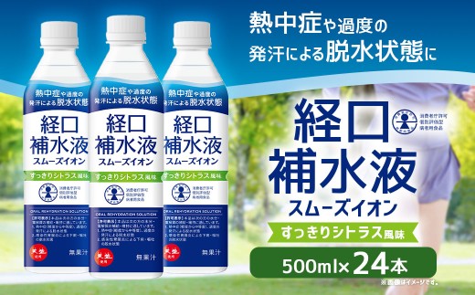 経口補水液 スムーズイオン 500ml × 24本