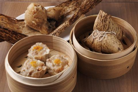 【点心２種】台湾ちまき（3個）＆シュウマイ（4個） 手づくりセット ～地元で大人気の「笑仁。」～　10-102