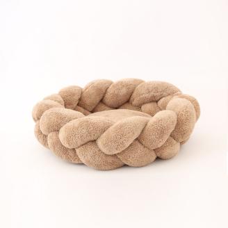 【ペット用ビーズソファ】sopo me サラウンドクッション（ＴｙｐｅＨ） Sサイズ ベージュ　（41-8-2）