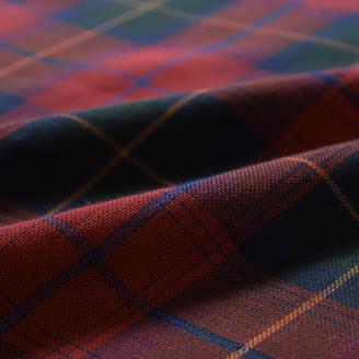 【播州織】トリプルガーゼ　フェイスタオル レッド　（08-33-1）