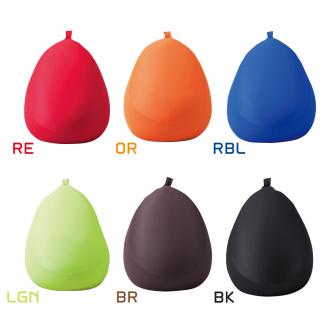 【MOGU】ビーズソファ「Fit Chair（フィットチェア）」（本体・カバーセット）レッドRE　30-51-6