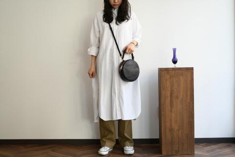 【horii.】ラウンドバッグ "アドレ プチ"ショルダーベルト付 (162-2)