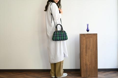 【horii.】 クラシックバッグ　 ”エマタータン”ショルダーベルト付き（99-9）