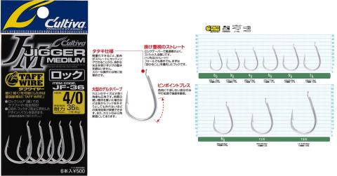 【釣具】オーナーばり ジギングフックセット（3種・計15袋） 25-19