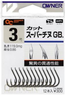 【釣具】オーナーばり チヌ鈎セット（５種・計25袋）　22-11