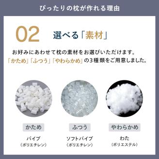 （エアウィーヴ グループ）ロフテー「枕ギフト」～自宅で計測、好みの素材で作れるオーダー枕～（55-5）