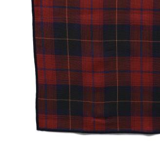 【播州織】トリプルガーゼ　フェイスタオル レッド　（08-33-1）