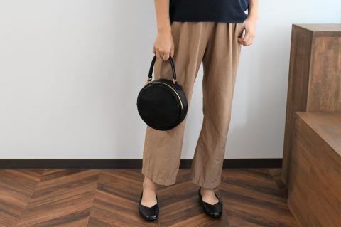 【horii.】ラウンドバッグ "アドレ プチ" (129-7)