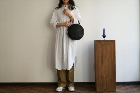 【horii.】ラウンドバッグ "アドレ"ショルダーベルト付き (180-3)