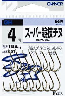 【釣具】オーナーばり チヌ鈎セット（５種・計25袋）　22-11