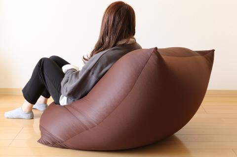 【特大ビーズソファ】DaractionⅡ（ブラウン）　27-5-1