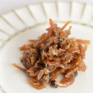 かすみ（佃煮詰合せ：さんしょうの実、あさり佃煮、松茸昆布、ちりめんさんしょう、あかね昆布)