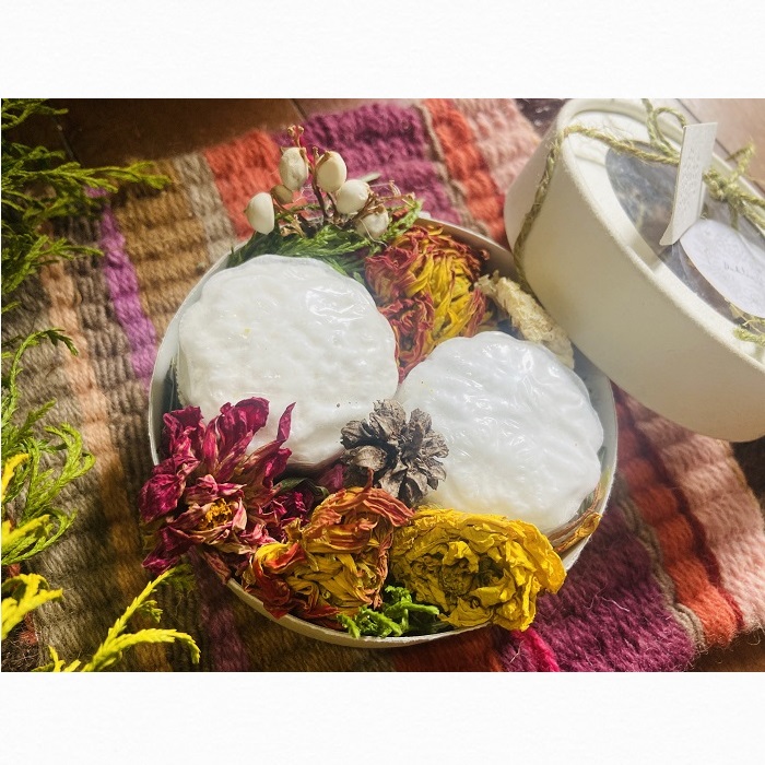 ダリア発泡入浴剤＆ポプリ