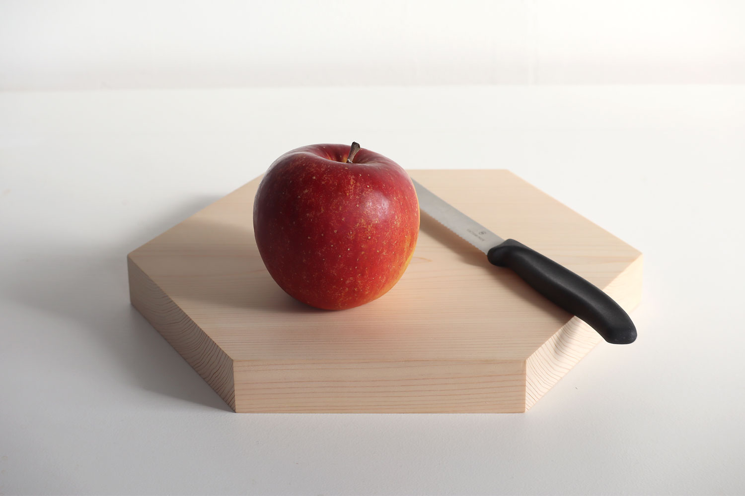 檜 六角形のまな板 カッティングボード キッチン雑貨