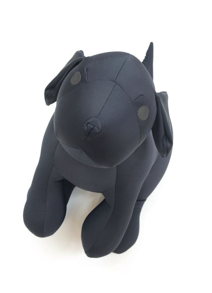 MOGU おすわりラブラ ブラック ブラック