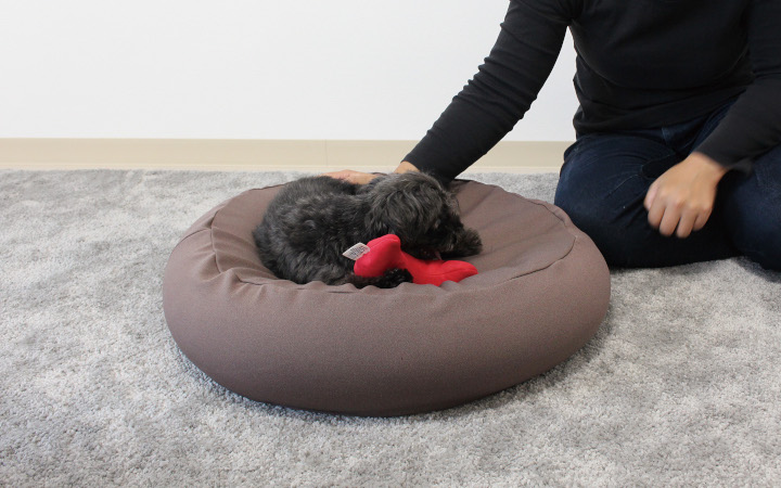 MOGU 雲にのるペットソファ〈ラウンド〉NV（ネイビー） ネイビー