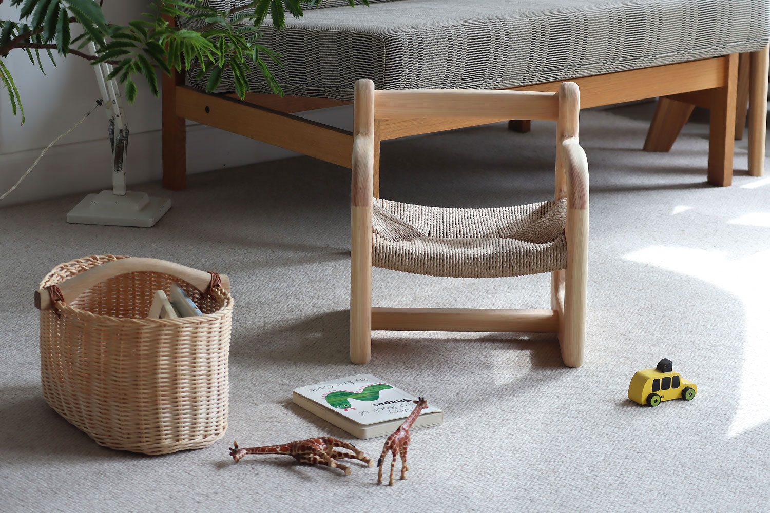 ファニファニの赤ちゃん椅子　ami‐アミ（ナチュラル） ナチュラル