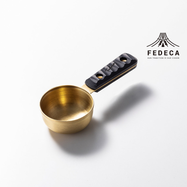 【FEDECA】コーヒーメジャースプーン リップルブラック 001170