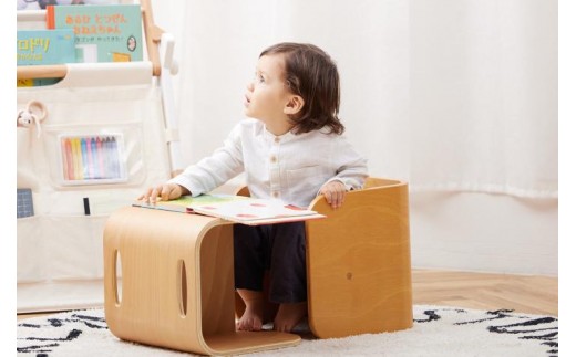 HOPPL（ホップル） 【アウトレット】 コロコロチェア （アイボリー） カラー：アイボリー