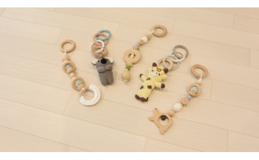 HOPPL（ホップル） amimals ベビージムセット シーグリーン／マスコット amimals ベビージムセット シーグリーン／マスコット