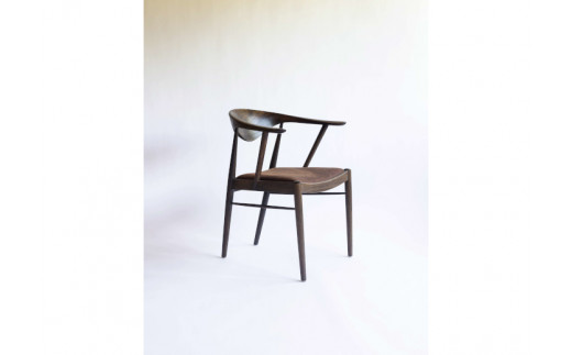 TataraF-type 鉄染め仕上げ（座面：板） TataraF-type 鉄染め仕上げ（座面：板）