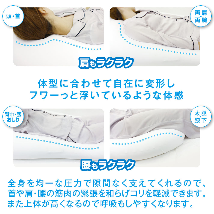 MOGU 雲にのる夢枕（スカイブルー） スカイブルー